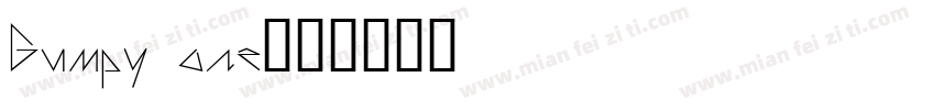 Gumpy one字体转换